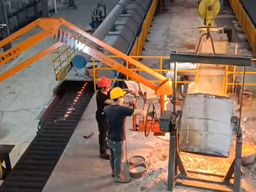 Utilização do braço mecânico industrial