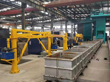 Operador único de aço fundido manipulador de fundição