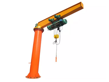 10 toneladas coluna montada terra jib crane com elevação
